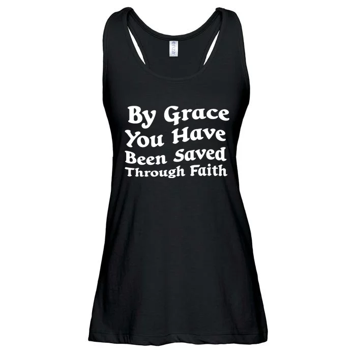 Retro Faith T , By Grace You Ladies Essential Flowy Tank