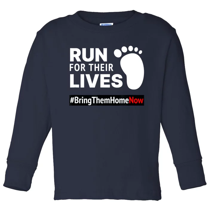 Run For Their Lives Toddler Long Sleeve Shirt