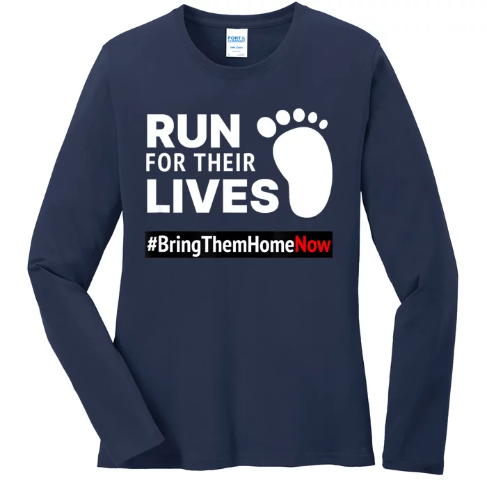 Run For Their Lives Ladies Long Sleeve Shirt