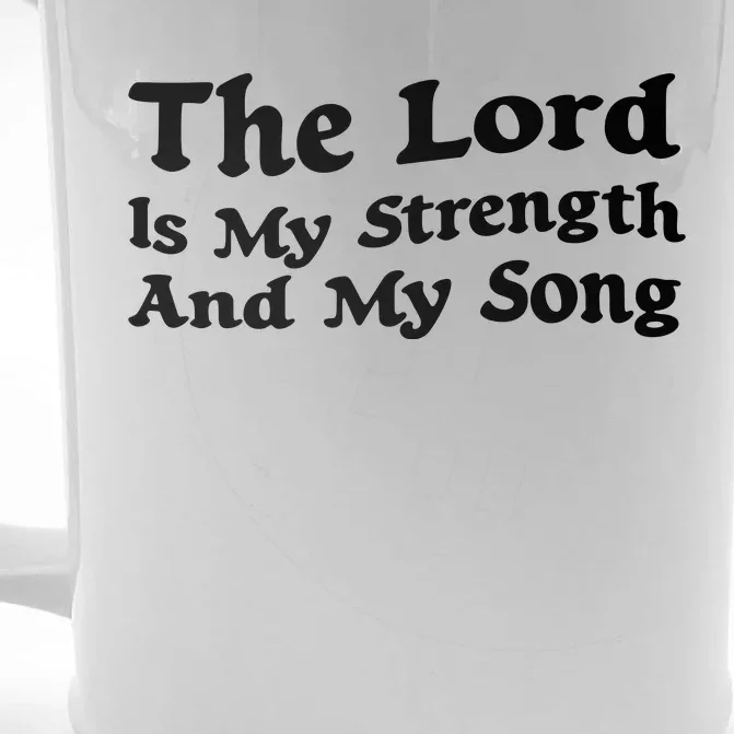 Retro Faith T , The Lord Is Front & Back Beer Stein