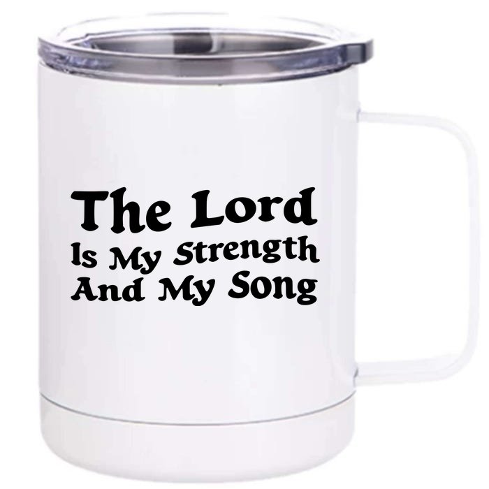 Retro Faith T , The Lord Is Front & Back 12oz Stainless Steel Tumbler Cup