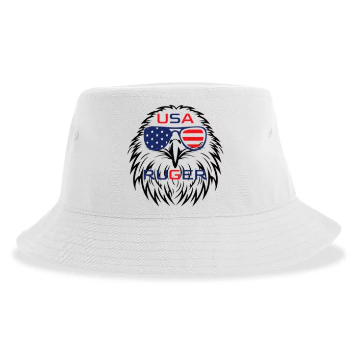 Ruger Family Us Usa American Flag Sustainable Bucket Hat