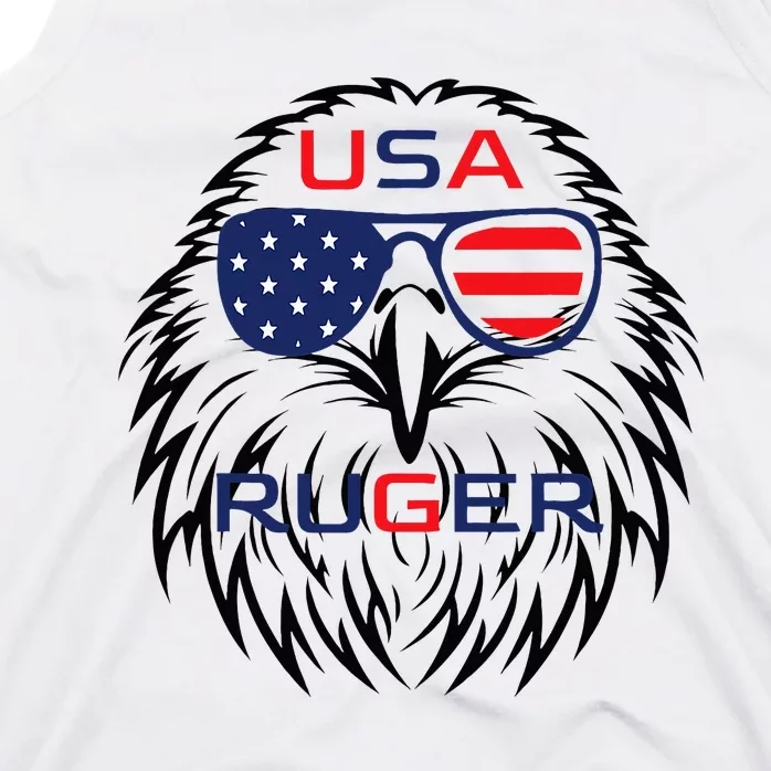 Ruger Family Us Usa American Flag Tank Top