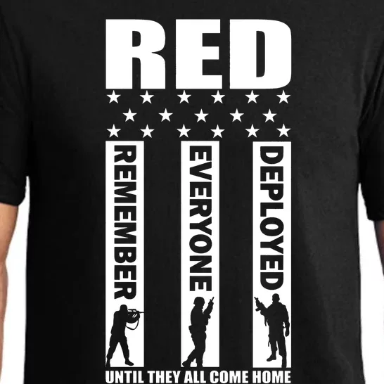 Red Friday Until They All Come Home Pajama Set