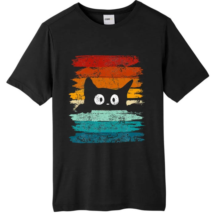 Retro Funny Vintage Cat ChromaSoft Performance T-Shirt