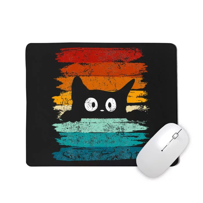 Retro Funny Vintage Cat Mousepad