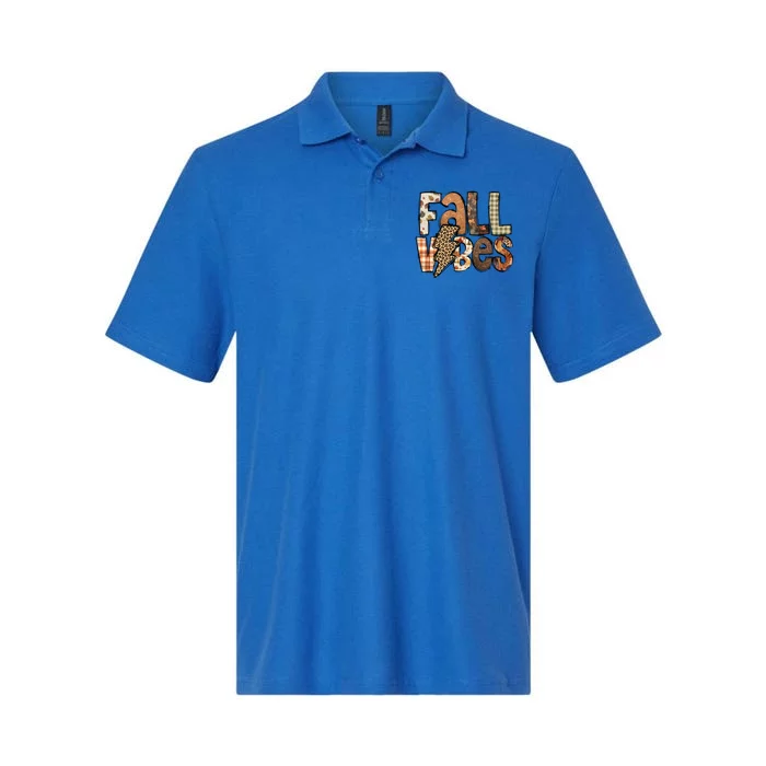 Retro Fall Vibes Autumn Softstyle Adult Sport Polo