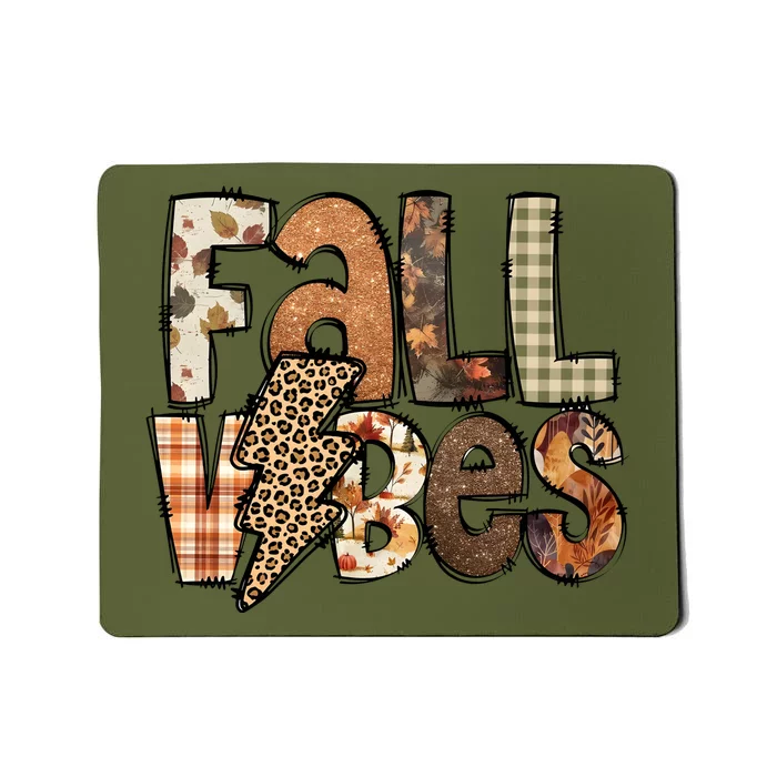 Retro Fall Vibes Autumn Mousepad