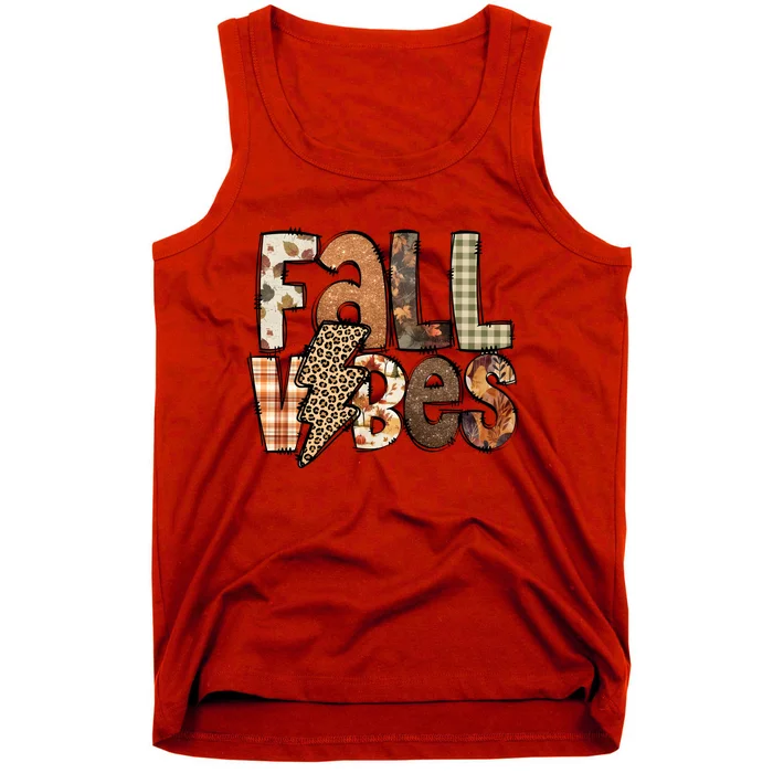 Retro Fall Vibes Autumn Tank Top