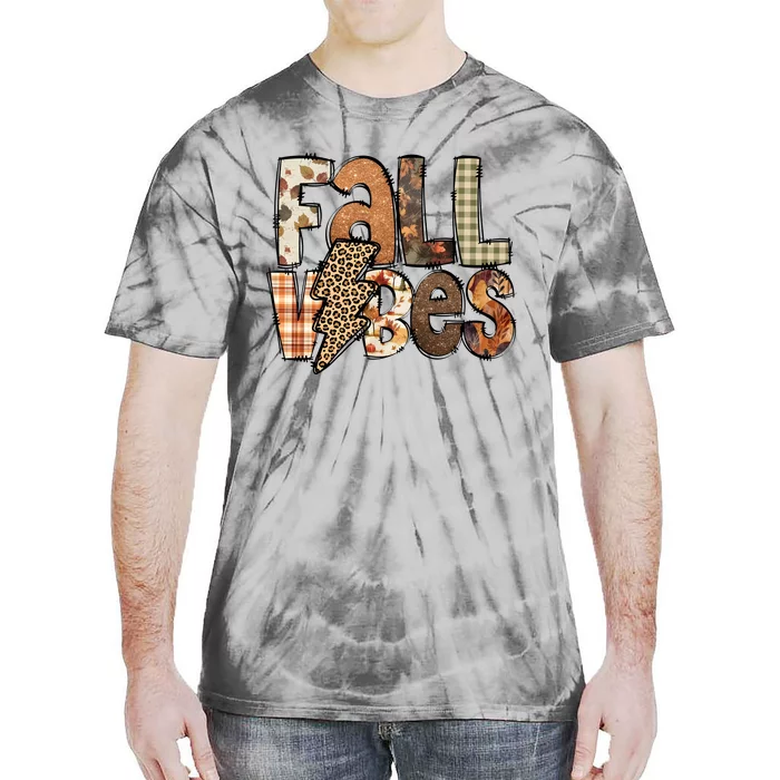 Retro Fall Vibes Autumn Tie-Dye T-Shirt