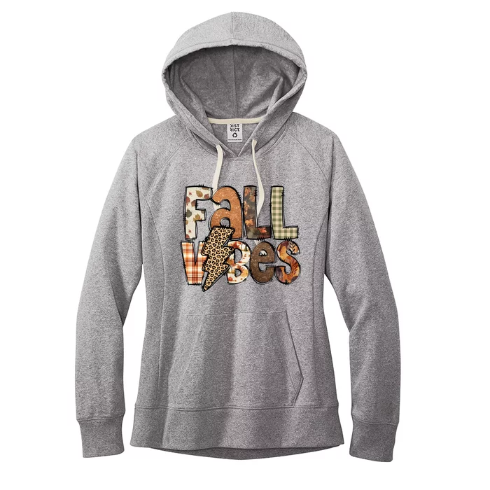 Retro Fall Vibes Autumn Women's Fleece Hoodie