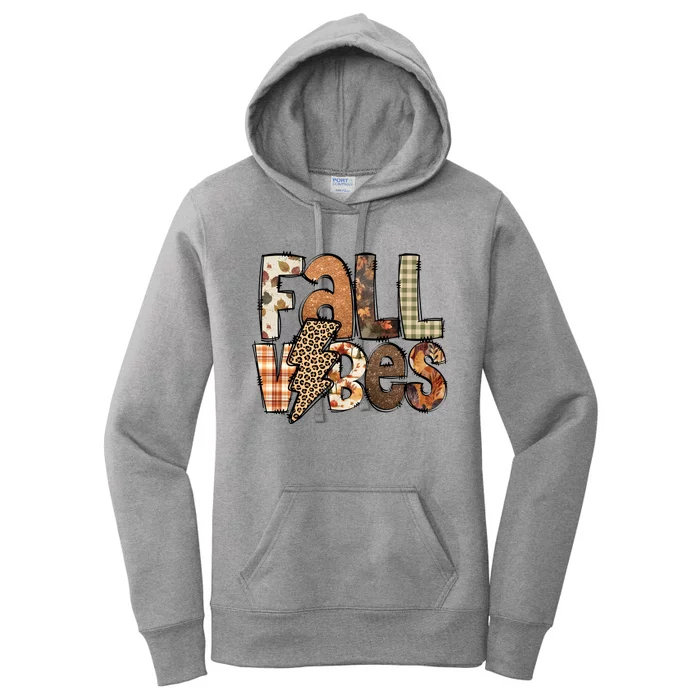 Retro Fall Vibes Autumn Women's Pullover Hoodie