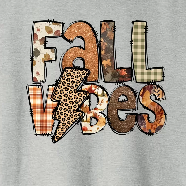 Retro Fall Vibes Autumn Women's Crop Top Tee