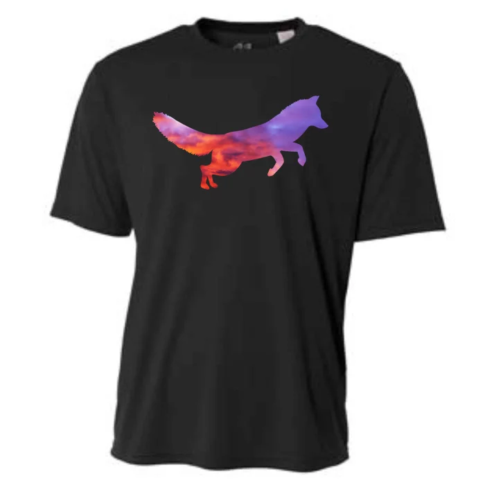 Red Fox With Evening Red Fox Gift Cooling Performance Crew T-Shirt