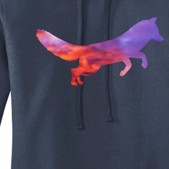 Red Fox With Evening Red Fox Gift Women's Pullover Hoodie