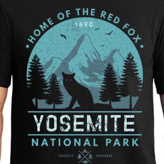 Red Fox Wilderness Gift Yosemite National Park California Pajama Set