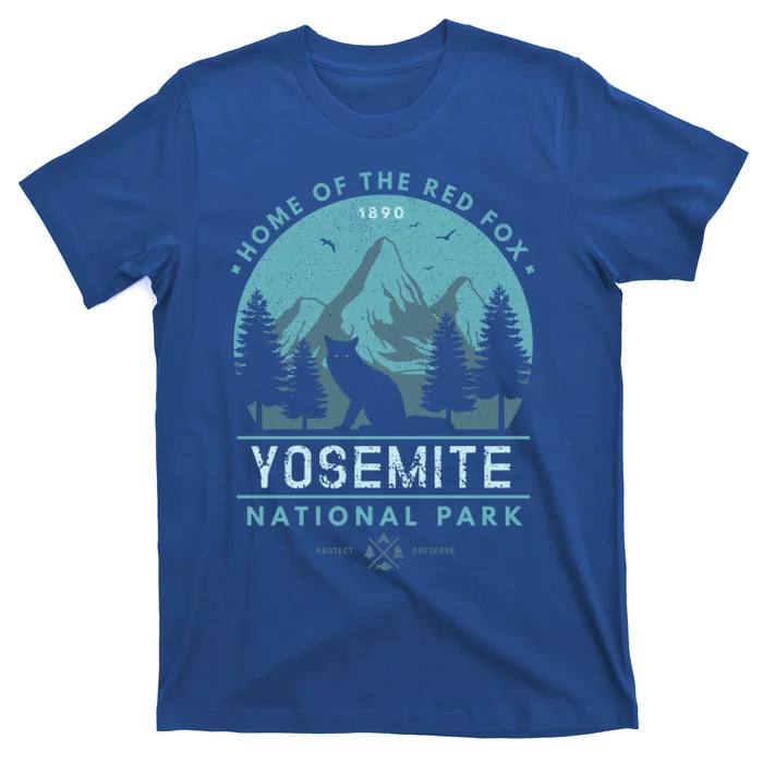 Red Fox Wilderness Gift Yosemite National Park California T-Shirt