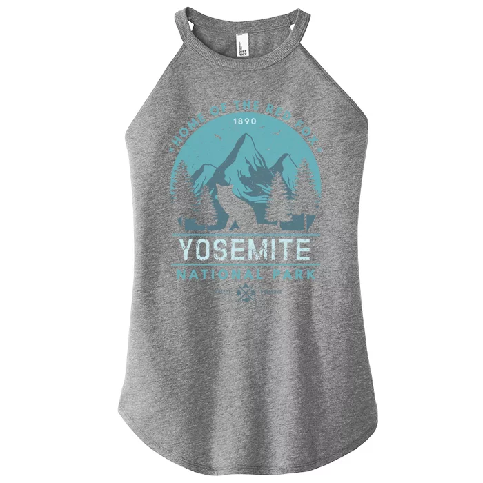 Red Fox Wilderness Gift Yosemite National Park California Women’s Perfect Tri Rocker Tank