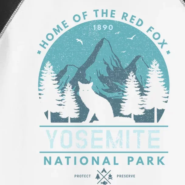 Red Fox Wilderness Gift Yosemite National Park California Toddler Fine Jersey T-Shirt