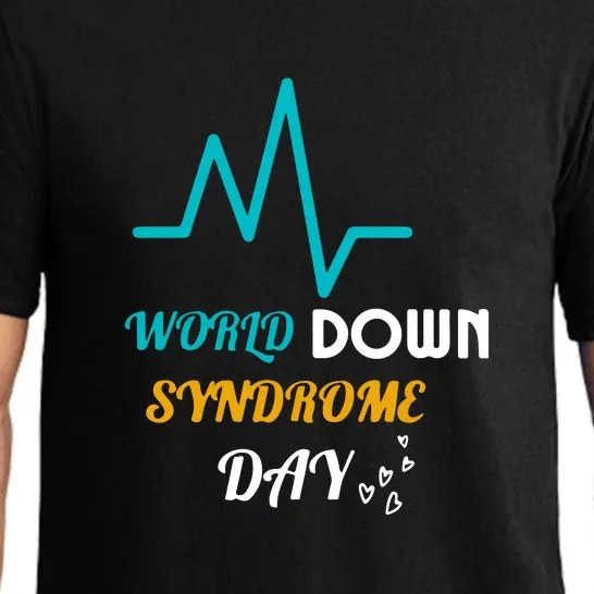 Relaxed Fit World Down Syndrom Day Gift Pajama Set