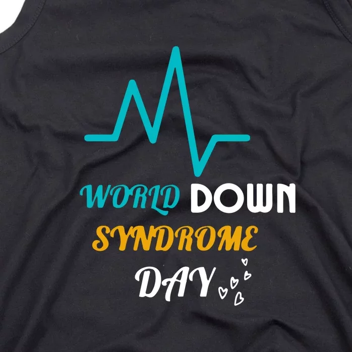 Relaxed Fit World Down Syndrom Day Gift Tank Top