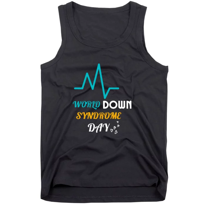 Relaxed Fit World Down Syndrom Day Gift Tank Top