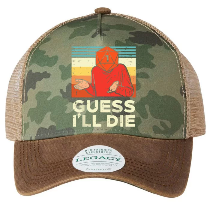 Rpg Gamer 1 Guess Ill Die Legacy Tie Dye Trucker Hat