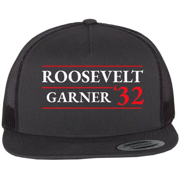 Roosevelt Garner 1932 Presidential Election Flat Bill Trucker Hat