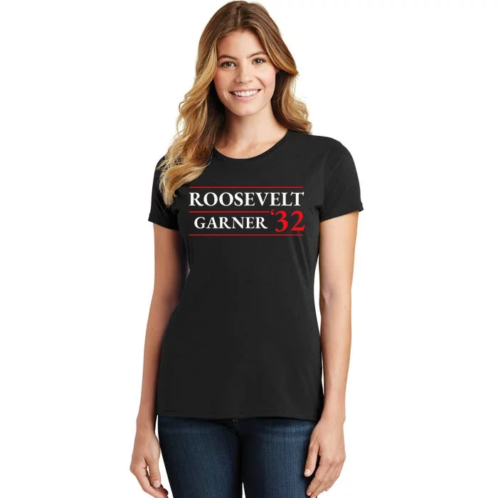 Roosevelt Garner 1932 Presidential Election Women's T-Shirt