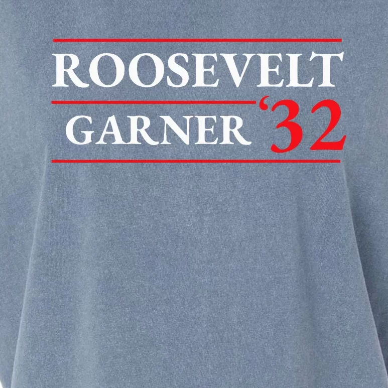 Roosevelt Garner 1932 Presidential Election Garment-Dyed Women's Muscle Tee