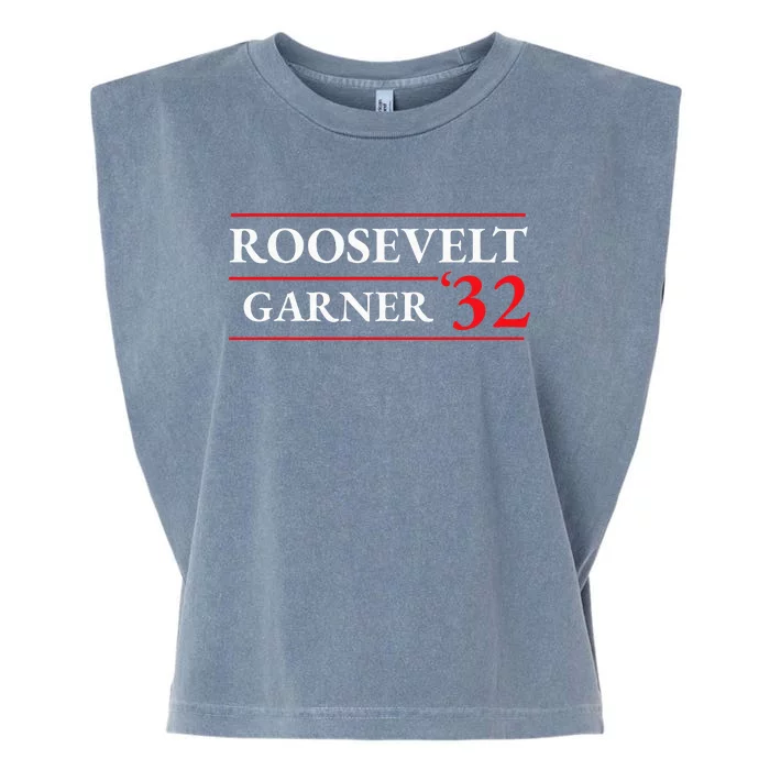 Roosevelt Garner 1932 Presidential Election Garment-Dyed Women's Muscle Tee