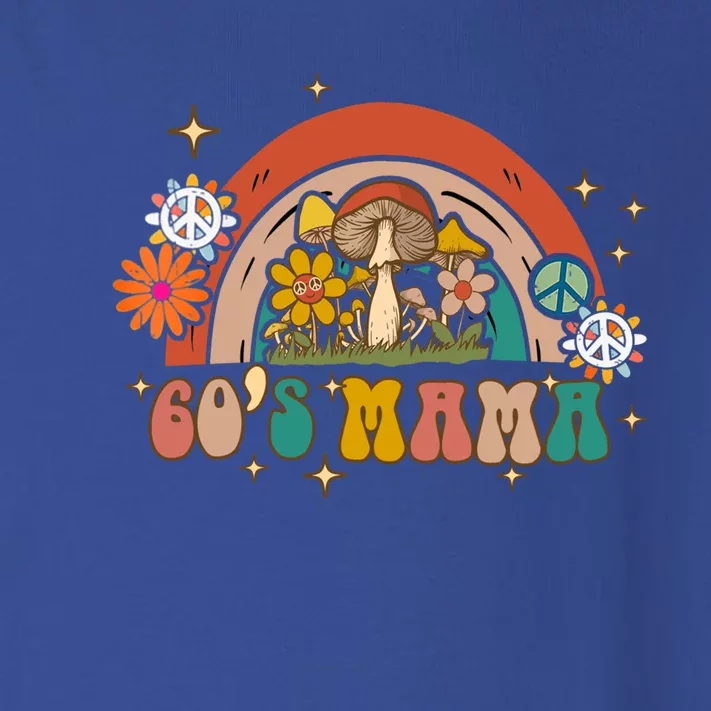 Retro Groovy 60s Mama Birthday Hippie Cute Rainbow Mama Gift Toddler Long Sleeve Shirt