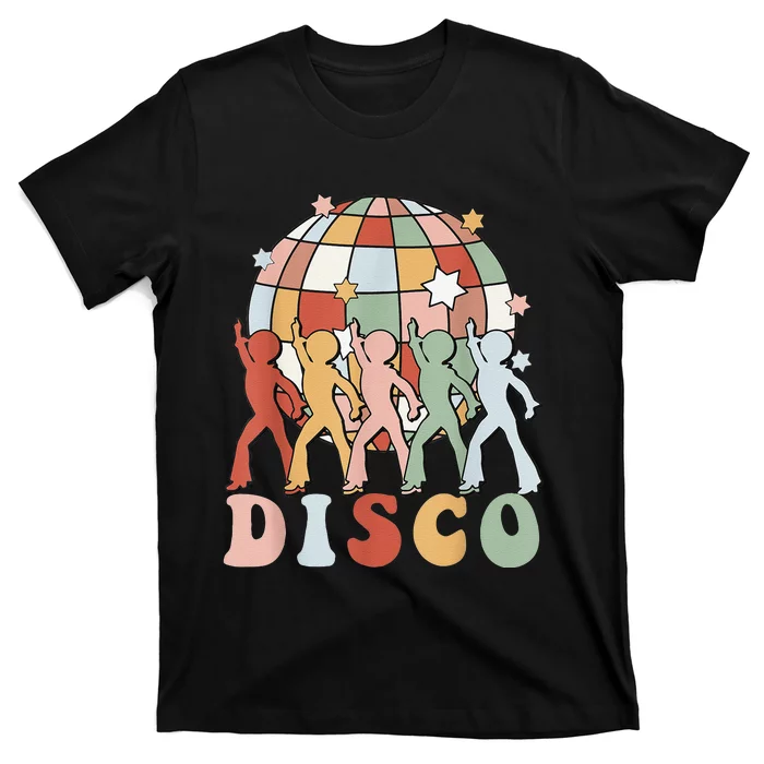 Retro Groovy 70s Disco Ball Vintage Dancing Queens Kings T-Shirt