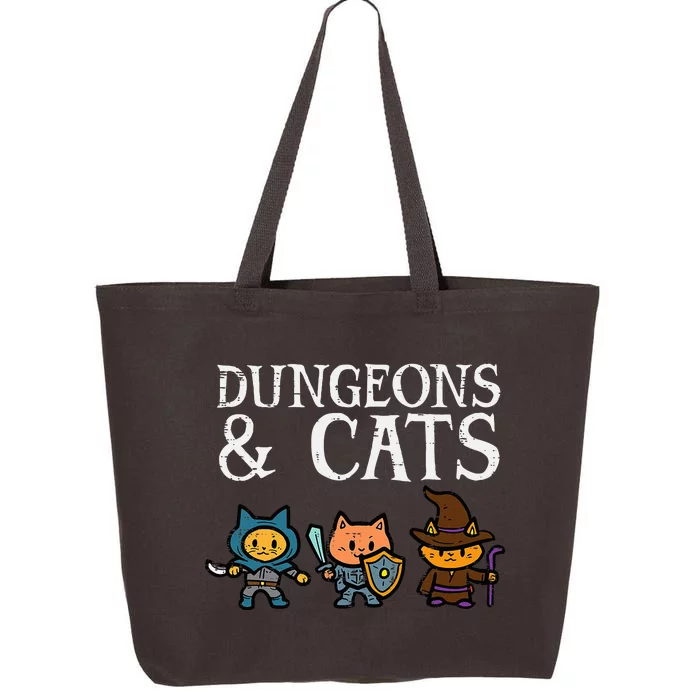 Rpg Gamer And Cats Funny 25L Jumbo Tote