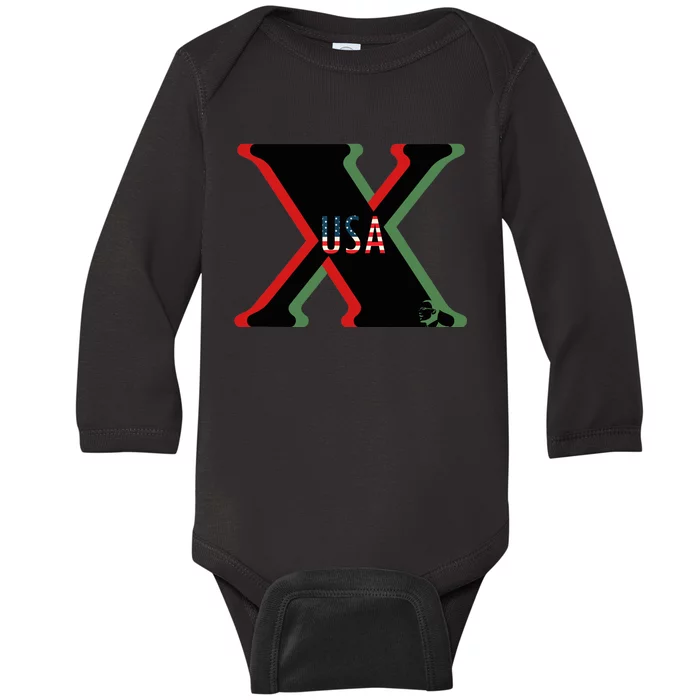 Red, Green And Black X History Month (With Image) Baby Long Sleeve Bodysuit