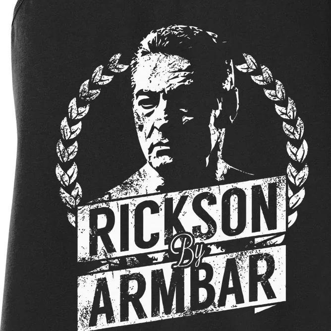 Rickson GracieS Armbar Show Your Bjj Pride Women's Racerback Tank