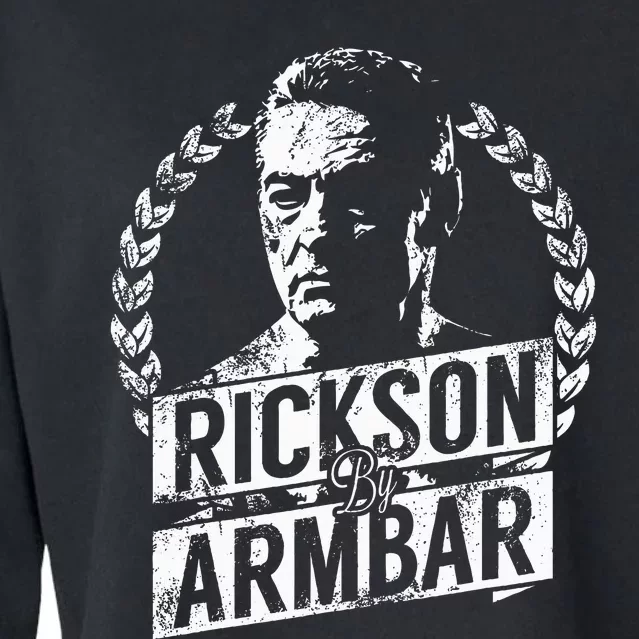 Rickson GracieS Armbar Show Your Bjj Pride Cropped Pullover Crew