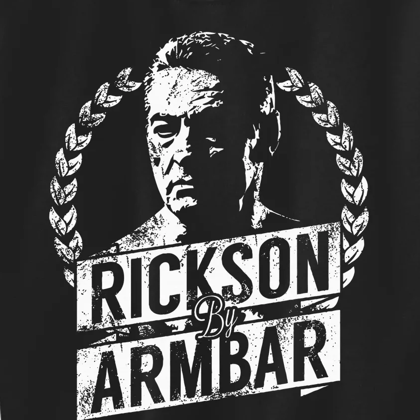 Rickson GracieS Armbar Show Your Bjj Pride Kids Sweatshirt