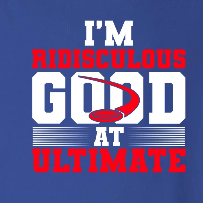 Ridisculous Good At Ultimate Ultimate Frisbee Gift Toddler Long Sleeve Shirt