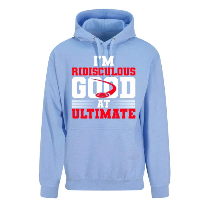 Ridisculous Good At Ultimate Ultimate Frisbee Gift Unisex Surf Hoodie