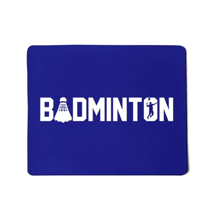 Retro Graphic Badminton Player Shuttlecock Player Sports Meaningful Gift Mousepad