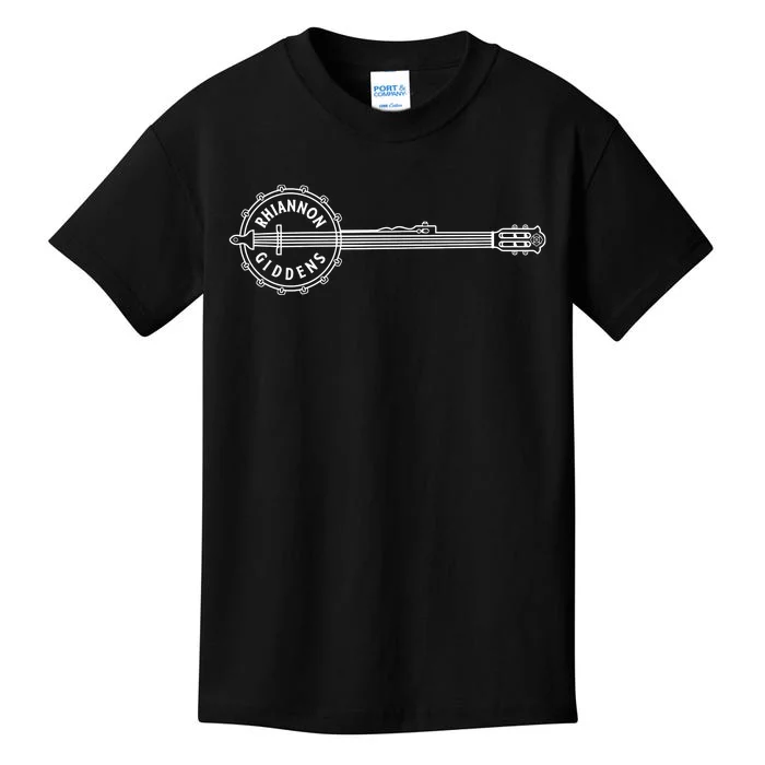 Rhiannon Giddens Black Banjo Kids T-Shirt