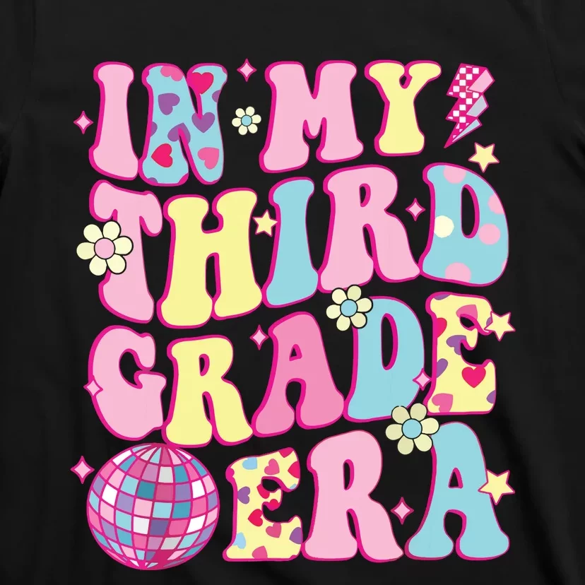 Retro Groovy Back To School In My Third Grade Era T-Shirt