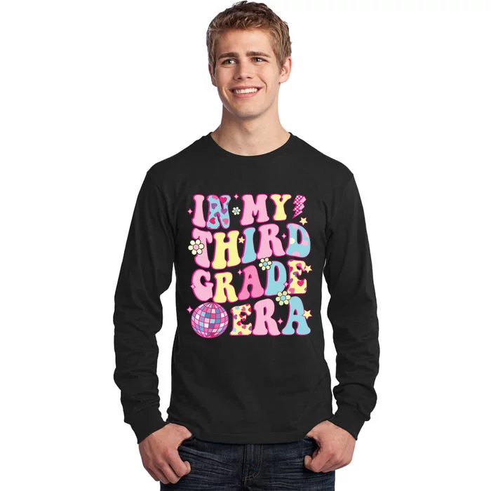 Retro Groovy Back To School In My Third Grade Era Tall Long Sleeve T-Shirt