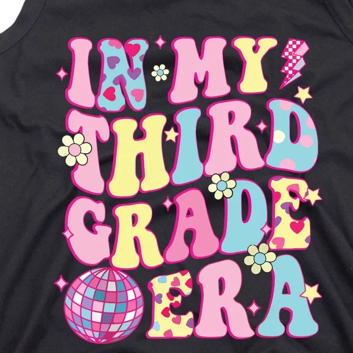 Retro Groovy Back To School In My Third Grade Era Tank Top