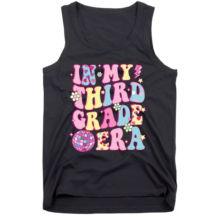 Retro Groovy Back To School In My Third Grade Era Tank Top