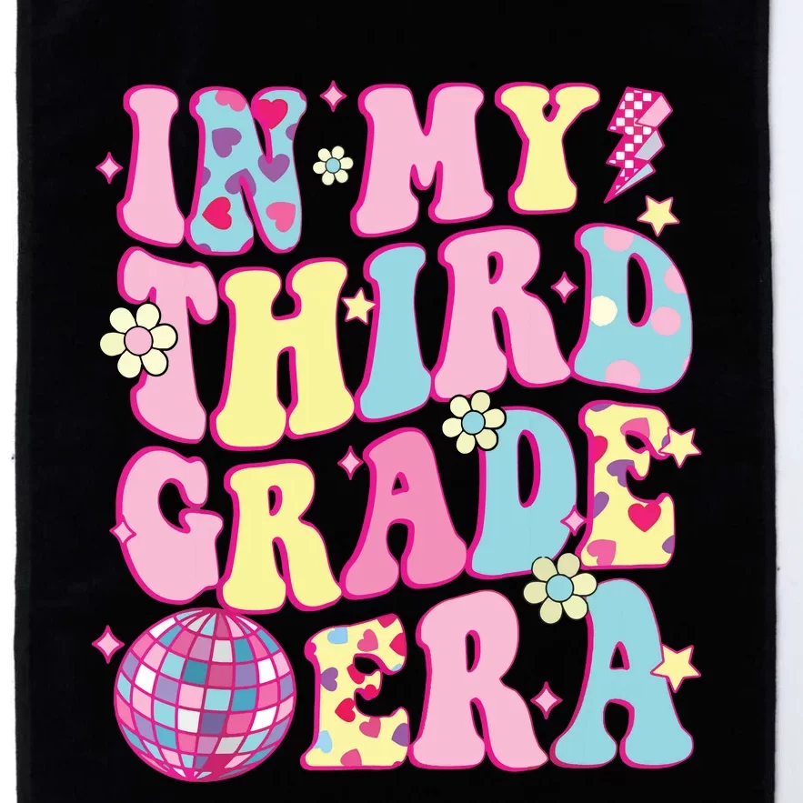 Retro Groovy Back To School In My Third Grade Era Platinum Collection Golf Towel