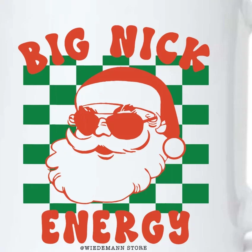 Retro Groovy Big Nick Santa Energy Christmas Xmas 2024 Black Color Changing Mug