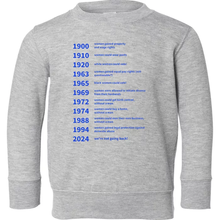 Rights Gained By Date Motivation Toddler Sweatshirt