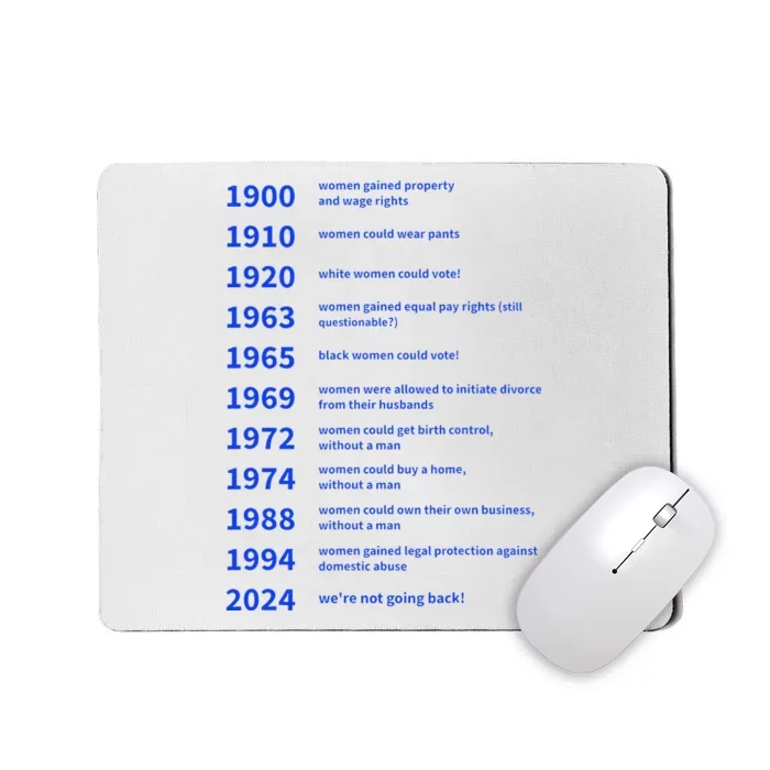 Rights Gained By Date Motivation Mousepad